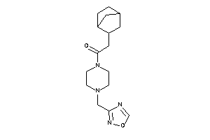 2-(2-norbornyl)-1-[4-(1,2,4-oxadiazol-3-ylmethyl)piperazino]ethanone