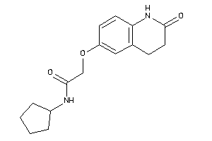 N-cyclopentyl-2-[(2-keto-3,4-dihydro-1H-quinolin-6-yl)oxy]acetamide