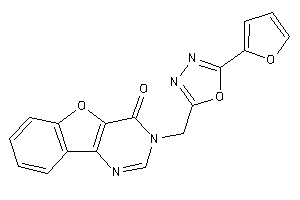 3-[[5-(2-furyl)-1,3,4-oxadiazol-2-yl]methyl]benzofuro[3,2-d]pyrimidin-4-one