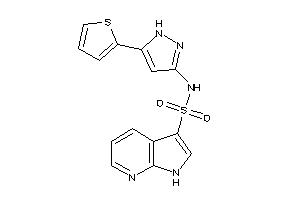 N-[5-(2-thienyl)-1H-pyrazol-3-yl]-1H-pyrrolo[2,3-b]pyridine-3-sulfonamide
