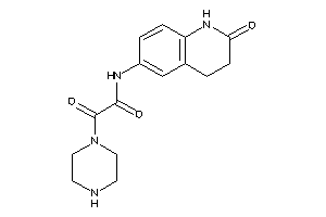 2-keto-N-(2-keto-3,4-dihydro-1H-quinolin-6-yl)-2-piperazino-acetamide