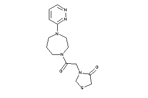 3-[2-keto-2-(4-pyridazin-3-yl-1,4-diazepan-1-yl)ethyl]thiazolidin-4-one