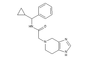 N-[cyclopropyl(phenyl)methyl]-2-(1,4,6,7-tetrahydroimidazo[4,5-c]pyridin-5-yl)acetamide