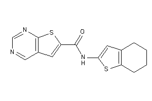 N-(4,5,6,7-tetrahydrobenzothiophen-2-yl)thieno[2,3-d]pyrimidine-6-carboxamide