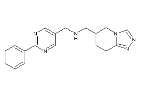 (2-phenylpyrimidin-5-yl)methyl-(5,6,7,8-tetrahydro-[1,2,4]triazolo[4,3-a]pyridin-6-ylmethyl)amine