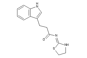 3-(1H-indol-3-yl)-N-thiazolidin-2-ylidene-propionamide