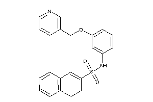 N-[3-(3-pyridylmethoxy)phenyl]-3,4-dihydronaphthalene-2-sulfonamide