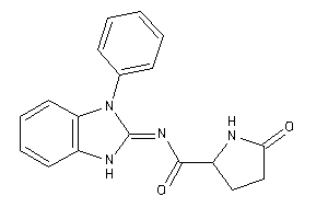 Image of 5-keto-N-(3-phenyl-1H-benzimidazol-2-ylidene)pyrrolidine-2-carboxamide