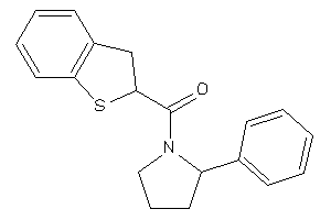 2,3-dihydrobenzothiophen-2-yl-(2-phenylpyrrolidino)methanone