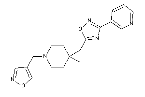 5-[6-(isoxazol-4-ylmethyl)-6-azaspiro[2.5]octan-1-yl]-3-(3-pyridyl)-1,2,4-oxadiazole