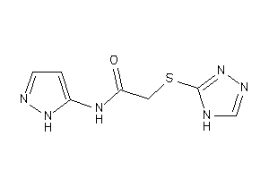 N-(1H-pyrazol-5-yl)-2-(4H-1,2,4-triazol-3-ylthio)acetamide