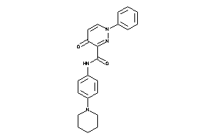 4-keto-1-phenyl-N-(4-piperidinophenyl)pyridazine-3-carboxamide