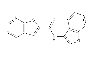 N-(benzofuran-3-yl)thieno[2,3-d]pyrimidine-6-carboxamide