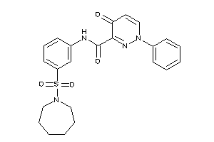 N-[3-(azepan-1-ylsulfonyl)phenyl]-4-keto-1-phenyl-pyridazine-3-carboxamide