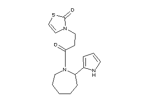 3-[3-keto-3-[2-(1H-pyrrol-2-yl)azepan-1-yl]propyl]-4-thiazolin-2-one