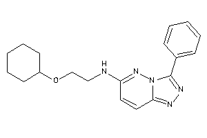 2-(cyclohexoxy)ethyl-(3-phenyl-[1,2,4]triazolo[3,4-f]pyridazin-6-yl)amine