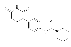 N-[4-(2,6-diketo-3-piperidyl)phenyl]piperidine-1-carboxamide