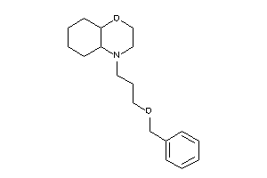 4-(3-benzoxypropyl)-2,3,4a,5,6,7,8,8a-octahydrobenzo[b][1,4]oxazine