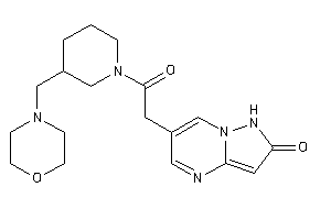 6-[2-keto-2-[3-(morpholinomethyl)piperidino]ethyl]-1H-pyrazolo[1,5-a]pyrimidin-2-one