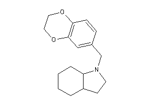 1-(2,3-dihydro-1,4-benzodioxin-6-ylmethyl)-2,3,3a,4,5,6,7,7a-octahydroindole