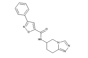 3-phenyl-N-(5,6,7,8-tetrahydro-[1,2,4]triazolo[4,3-a]pyridin-6-yl)isoxazole-5-carboxamide