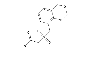 1-(azetidin-1-yl)-2-(4H-1,3-benzodioxin-8-ylmethylsulfonyl)ethanone