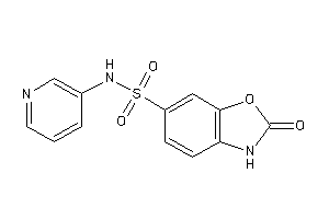 2-keto-N-(3-pyridyl)-3H-1,3-benzoxazole-6-sulfonamide