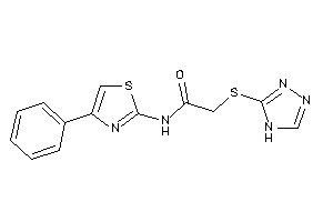 N-(4-phenylthiazol-2-yl)-2-(4H-1,2,4-triazol-3-ylthio)acetamide