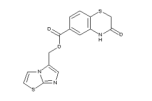 3-keto-4H-1,4-benzothiazine-6-carboxylic Acid Imidazo[2,1-b]thiazol-5-ylmethyl Ester