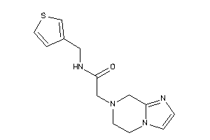 2-(6,8-dihydro-5H-imidazo[1,2-a]pyrazin-7-yl)-N-(3-thenyl)acetamide