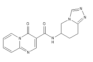 4-keto-N-(5,6,7,8-tetrahydro-[1,2,4]triazolo[4,3-a]pyridin-6-yl)pyrido[1,2-a]pyrimidine-3-carboxamide