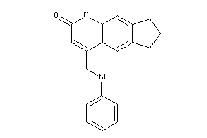 Image of 4-(anilinomethyl)-7,8-dihydro-6H-cyclopenta[g]chromen-2-one