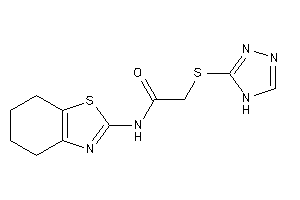 N-(4,5,6,7-tetrahydro-1,3-benzothiazol-2-yl)-2-(4H-1,2,4-triazol-3-ylthio)acetamide