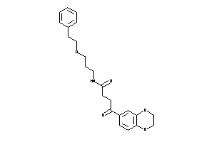 4-(2,3-dihydro-1,4-benzodioxin-6-yl)-4-keto-N-(3-phenethyloxypropyl)butyramide