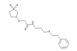 2-[(1,1-diketothiolan-3-yl)thio]-N-(3-phenethyloxypropyl)acetamide