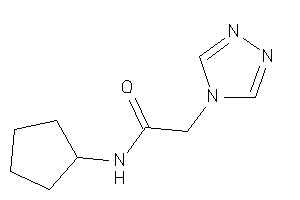 N-cyclopentyl-2-(1,2,4-triazol-4-yl)acetamide