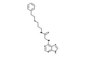 N-(3-phenethyloxypropyl)-2-(9H-purin-6-ylamino)acetamide