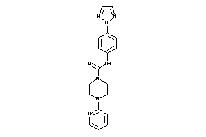 4-(2-pyridyl)-N-[4-(triazol-2-yl)phenyl]piperazine-1-carboxamide