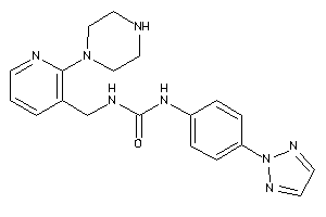 1-[(2-piperazino-3-pyridyl)methyl]-3-[4-(triazol-2-yl)phenyl]urea