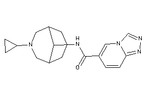 Image of N-(7-cyclopropyl-7-azabicyclo[3.3.1]nonan-9-yl)-[1,2,4]triazolo[4,3-a]pyridine-6-carboxamide