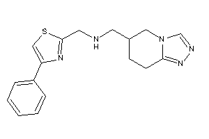 (4-phenylthiazol-2-yl)methyl-(5,6,7,8-tetrahydro-[1,2,4]triazolo[4,3-a]pyridin-6-ylmethyl)amine