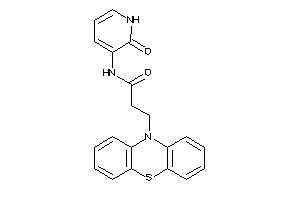 N-(2-keto-1H-pyridin-3-yl)-3-phenothiazin-10-yl-propionamide