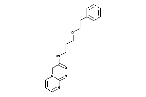 2-(2-ketopyrimidin-1-yl)-N-(3-phenethyloxypropyl)acetamide