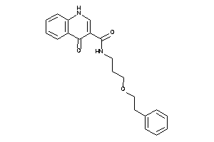 4-keto-N-(3-phenethyloxypropyl)-1H-quinoline-3-carboxamide