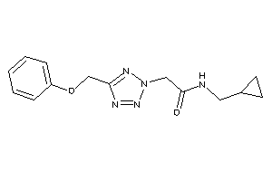 N-(cyclopropylmethyl)-2-[5-(phenoxymethyl)tetrazol-2-yl]acetamide