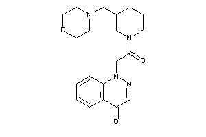 1-[2-keto-2-[3-(morpholinomethyl)piperidino]ethyl]cinnolin-4-one