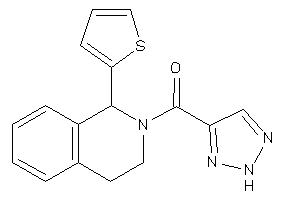 [1-(2-thienyl)-3,4-dihydro-1H-isoquinolin-2-yl]-(2H-triazol-4-yl)methanone