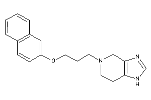 5-[3-(2-naphthoxy)propyl]-1,4,6,7-tetrahydroimidazo[4,5-c]pyridine