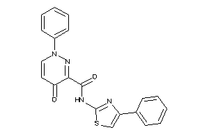 4-keto-1-phenyl-N-(4-phenylthiazol-2-yl)pyridazine-3-carboxamide