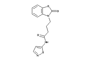 N-isoxazol-5-yl-4-(2-keto-1,3-benzoxazol-3-yl)butyramide